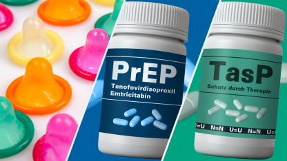 Seitengrafik-HIV Schutz - Titelbild