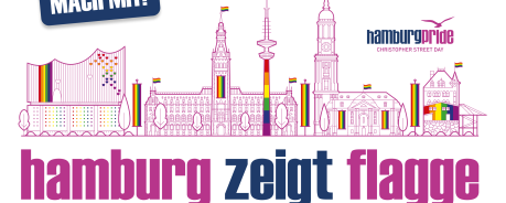 Hamburg zeigt Flagge LOGO 2021