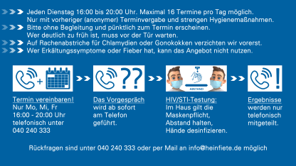 HIVSTI-Testung ab 19. Mai